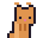 The orange cat sprite