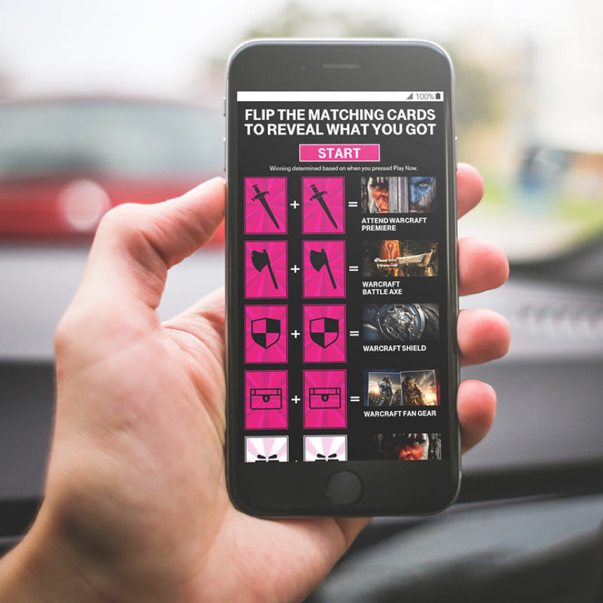 T-Mobile Tuesdays interface concepts